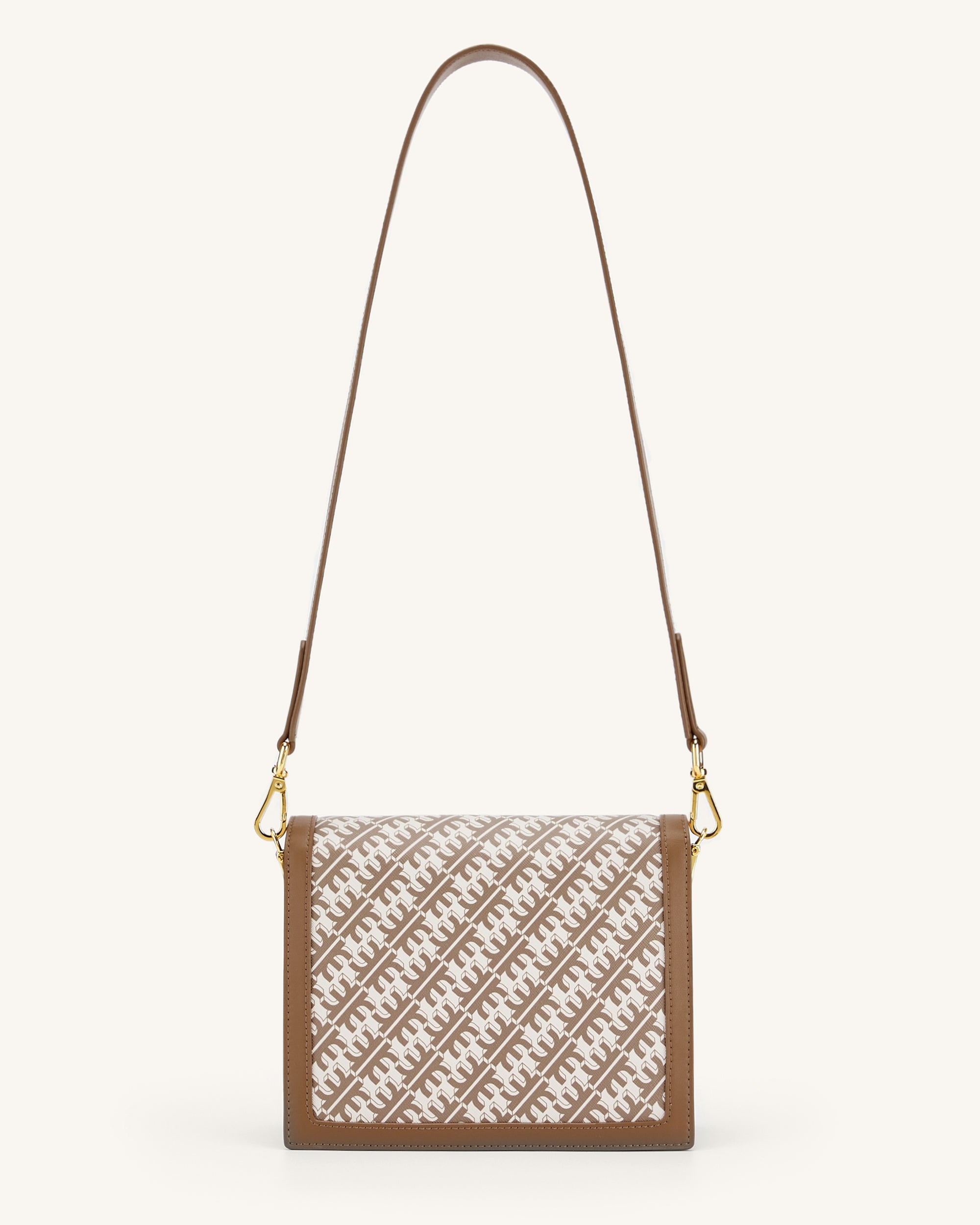 FEI Mini Flap Crossbody - Brown - Image 3