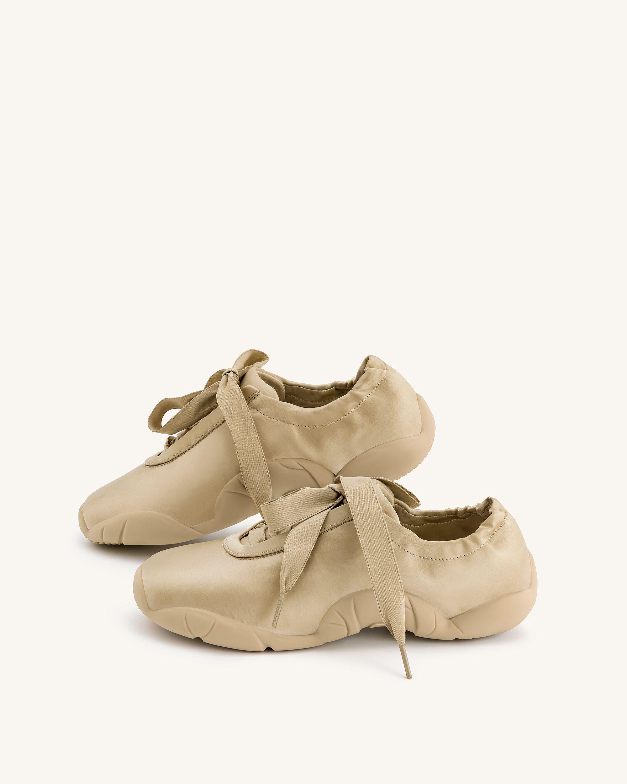 Flavia Ballerina Sneakers - Brown - Image 3