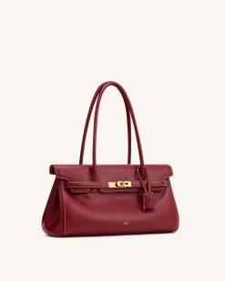 Alternative view of Yara Shoulder Bag - Burgundy