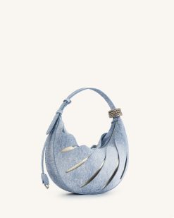 Alternative view of Jana Hollow Out Shoulder Bag - Blue