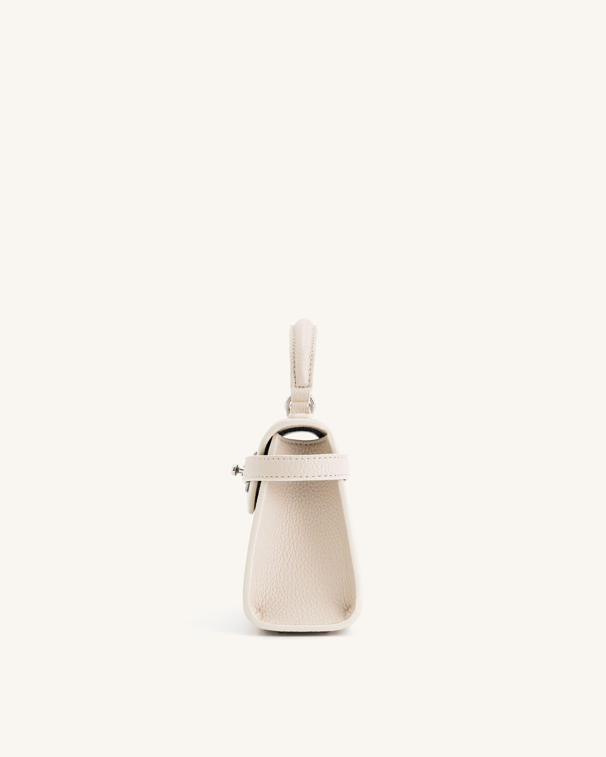 Elise Top Handle Bag - White - Image 5