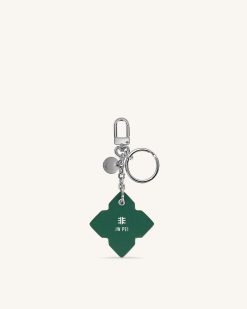 Alternative view of Rhombus Bag Charm And Key Holder - Dark Green