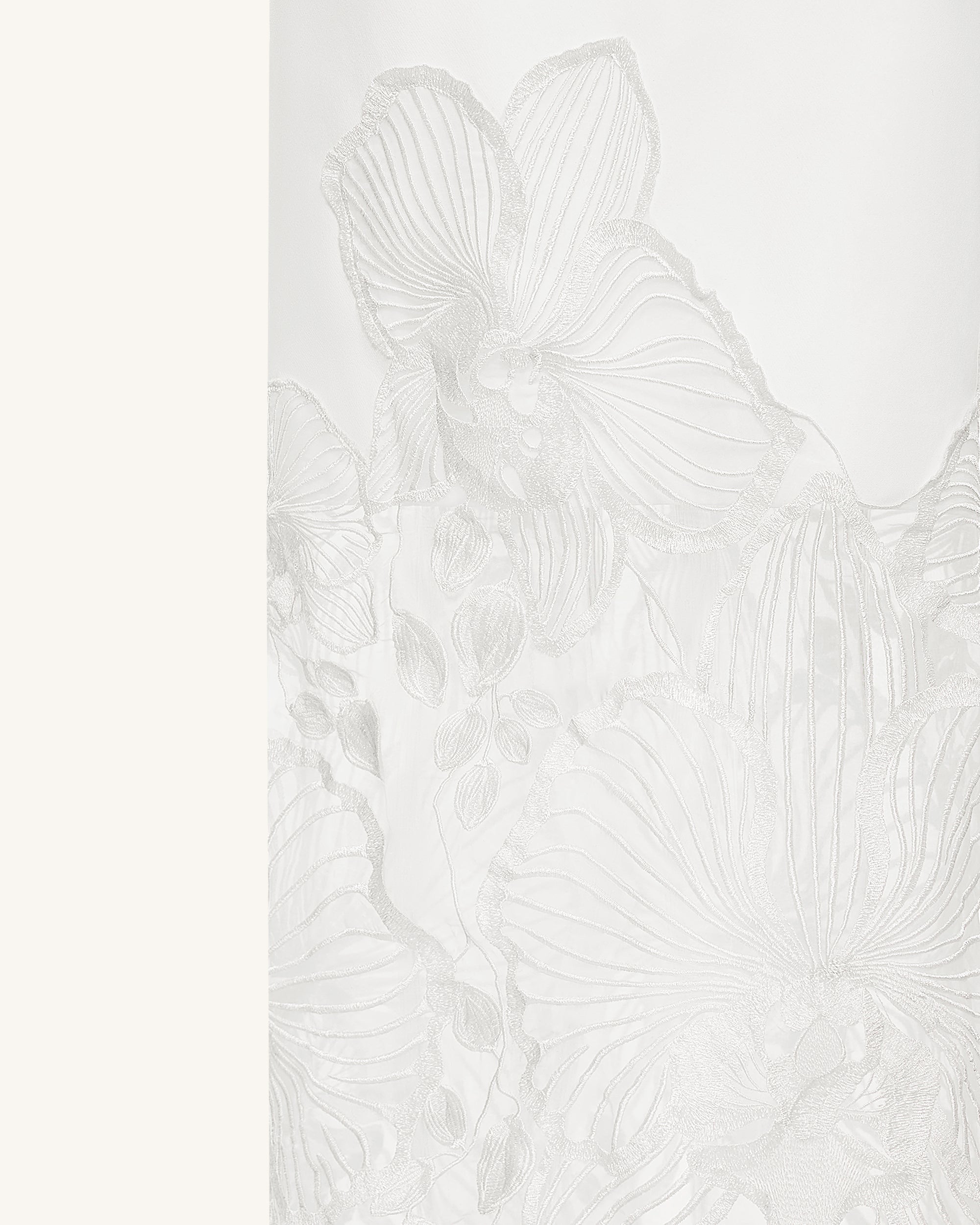 Orchid Embroidered Corset Dress - White - Image 5