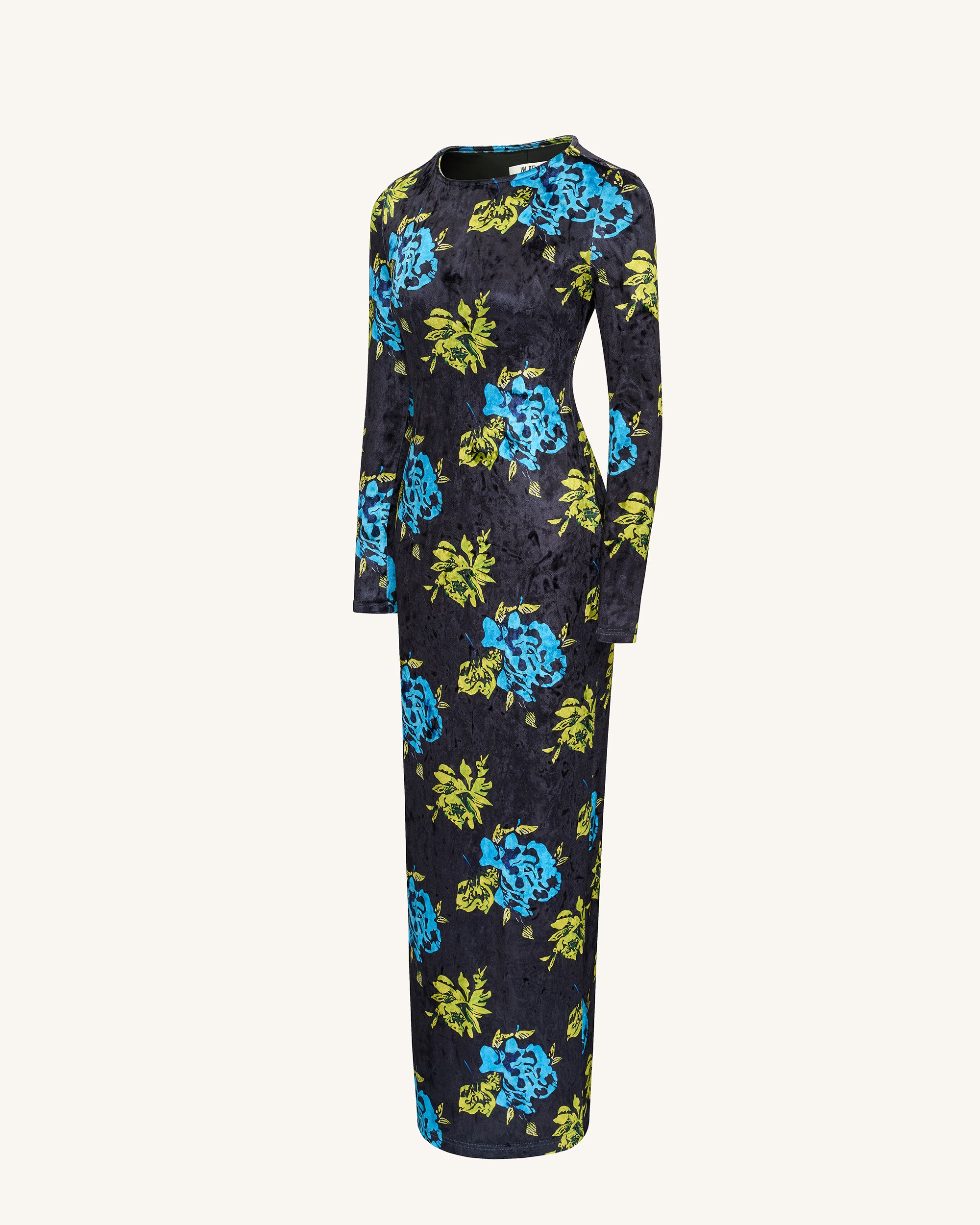 Zoe Vibrant Floral Long Sleeve Gown - Multicolor - Image 4