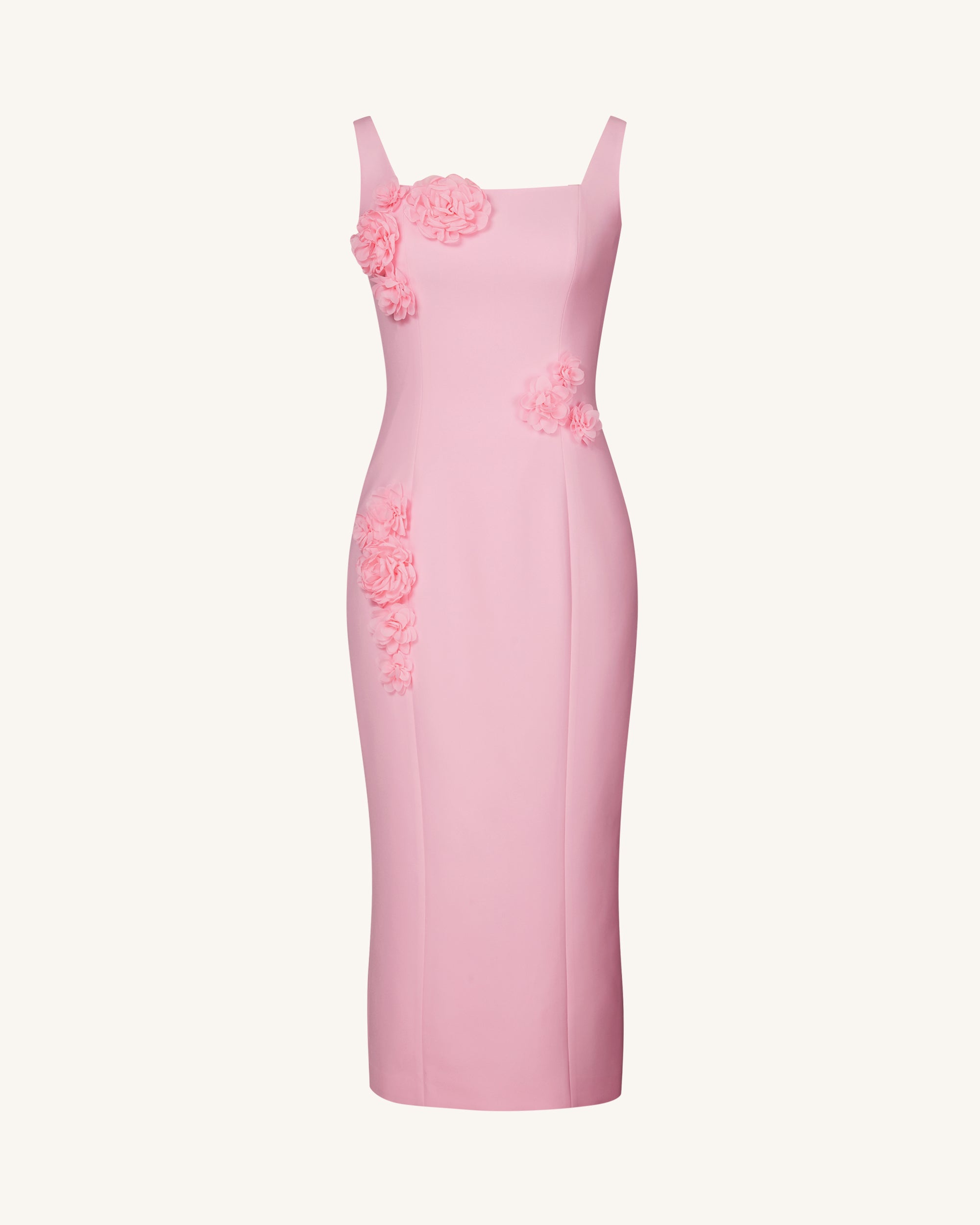 Garden Grace Sheath Dress - Pink - Image 3