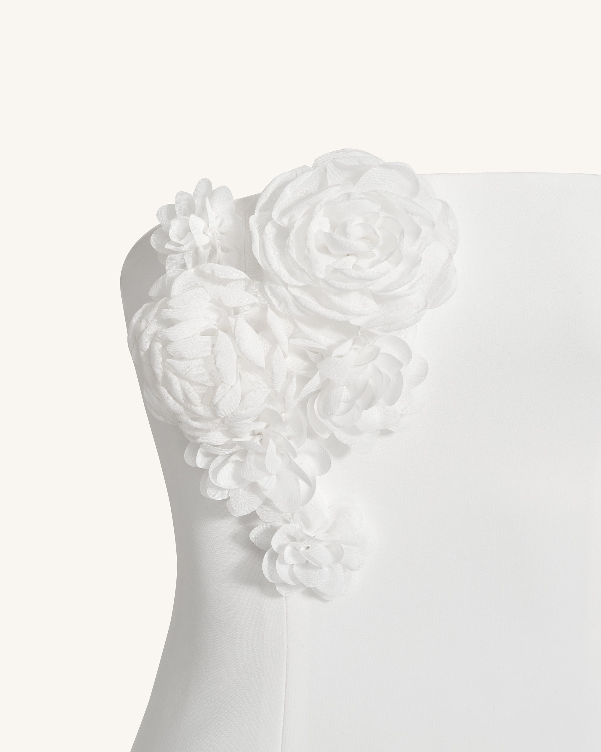Petal Perfection Cocktail Dress - White - Image 7