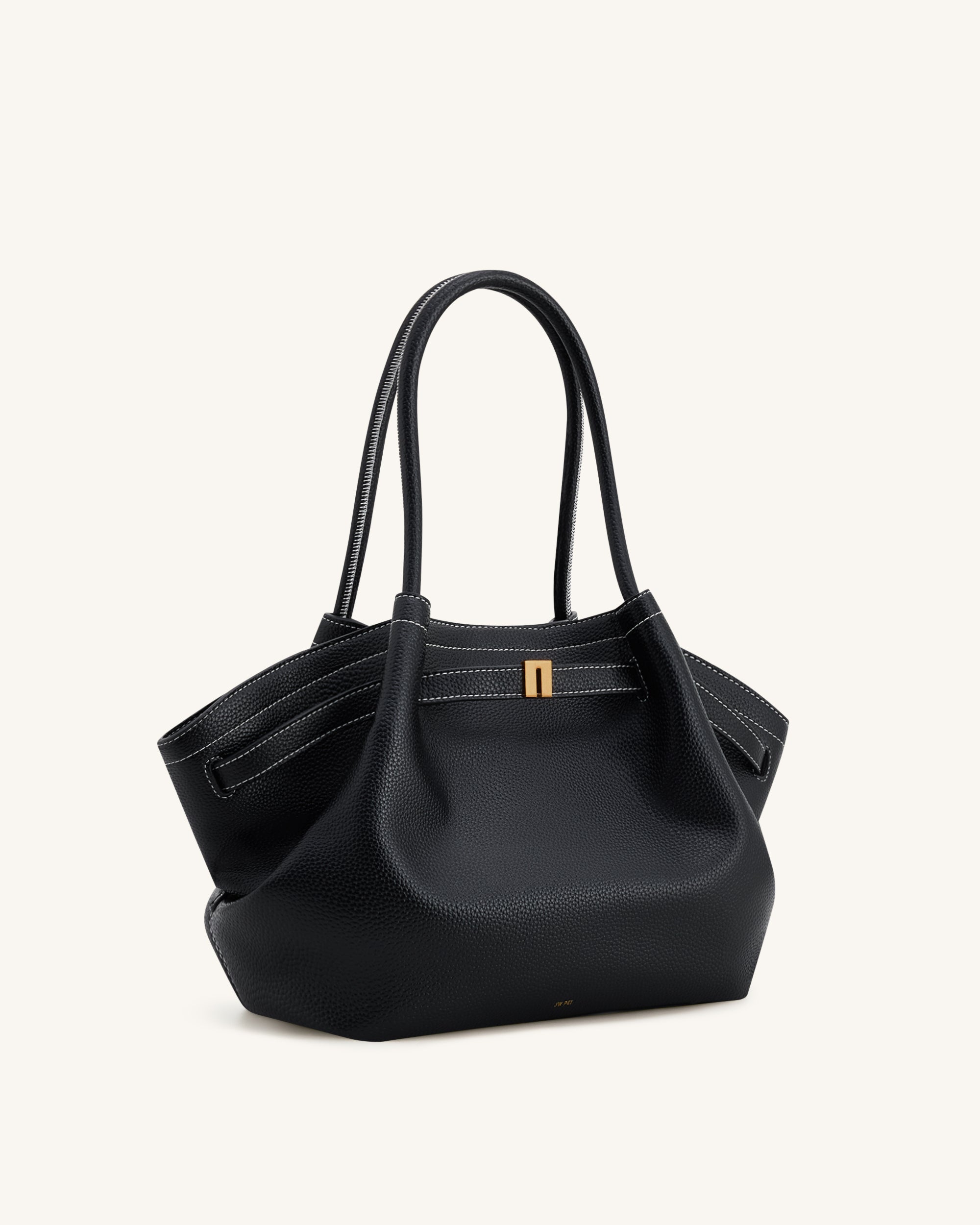 Hana Medium Tote Bag - Black - Image 3