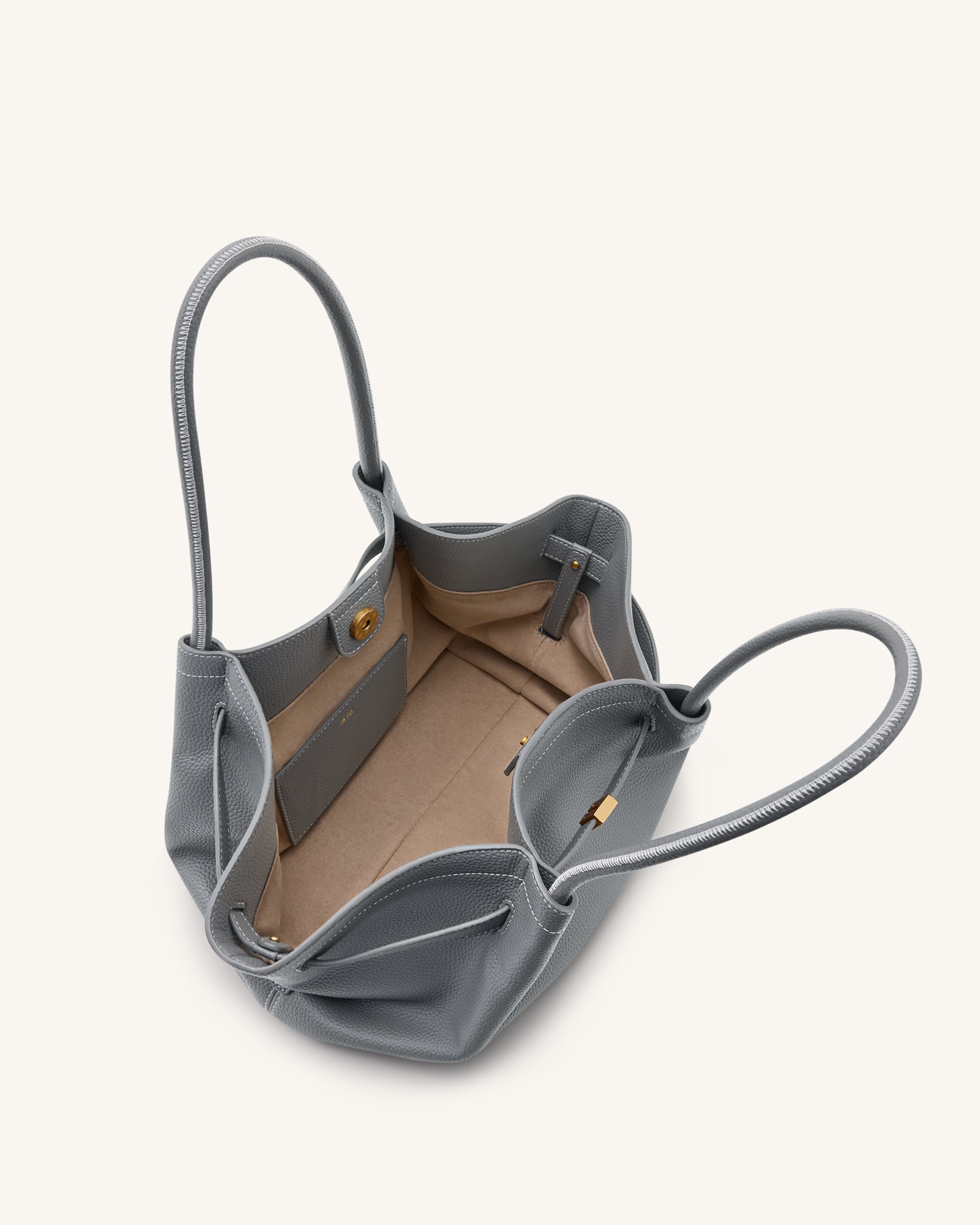 Hana Medium Tote Bag - Slate Gray - Image 5
