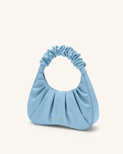 Alternative view of Gabbi Ruched Hobo Handbag -Ice