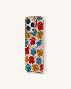 Alternative view of Seashell Pattern Phone Case - Multicolor Gold