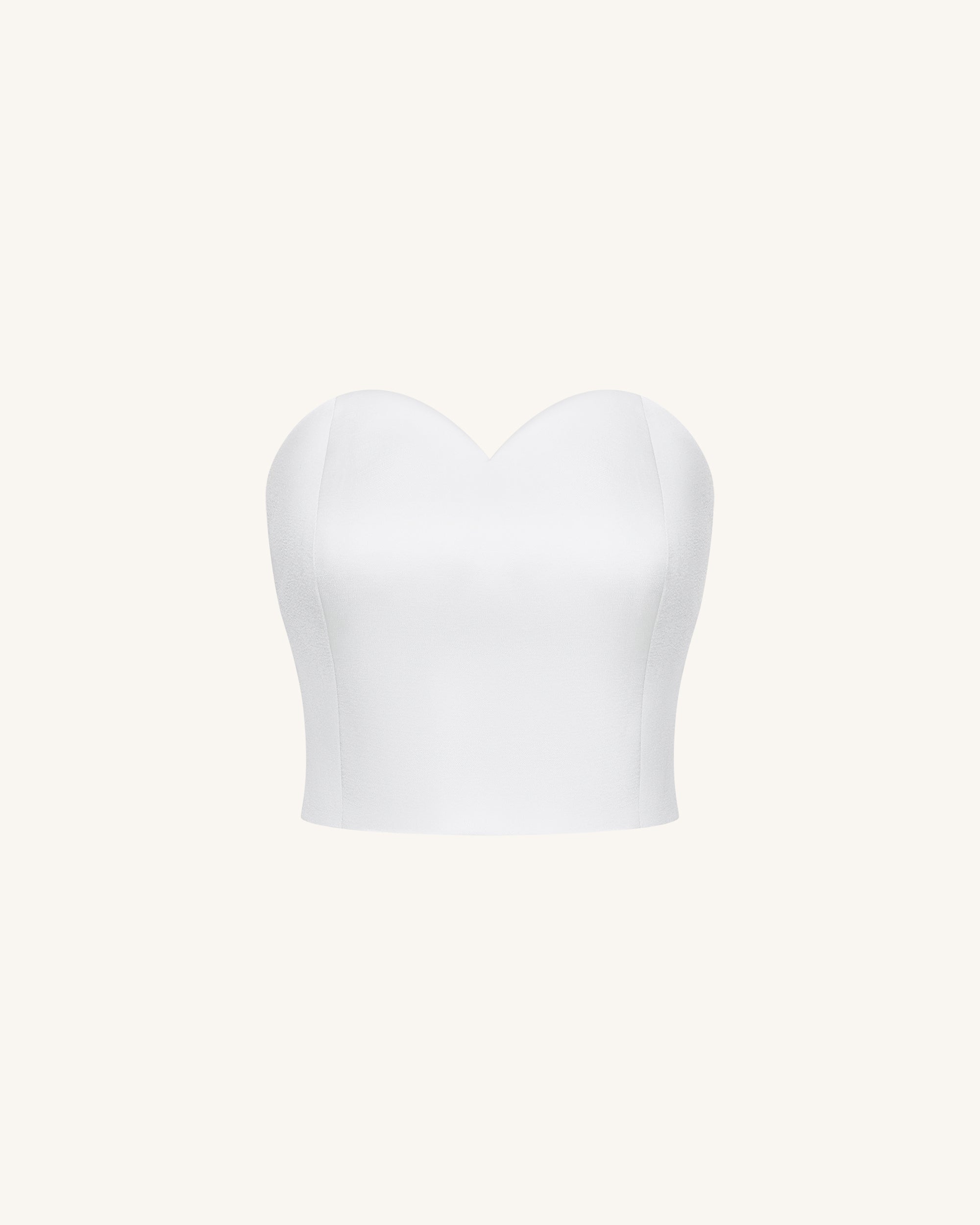 Sweetheart Bustier - White - Image 5