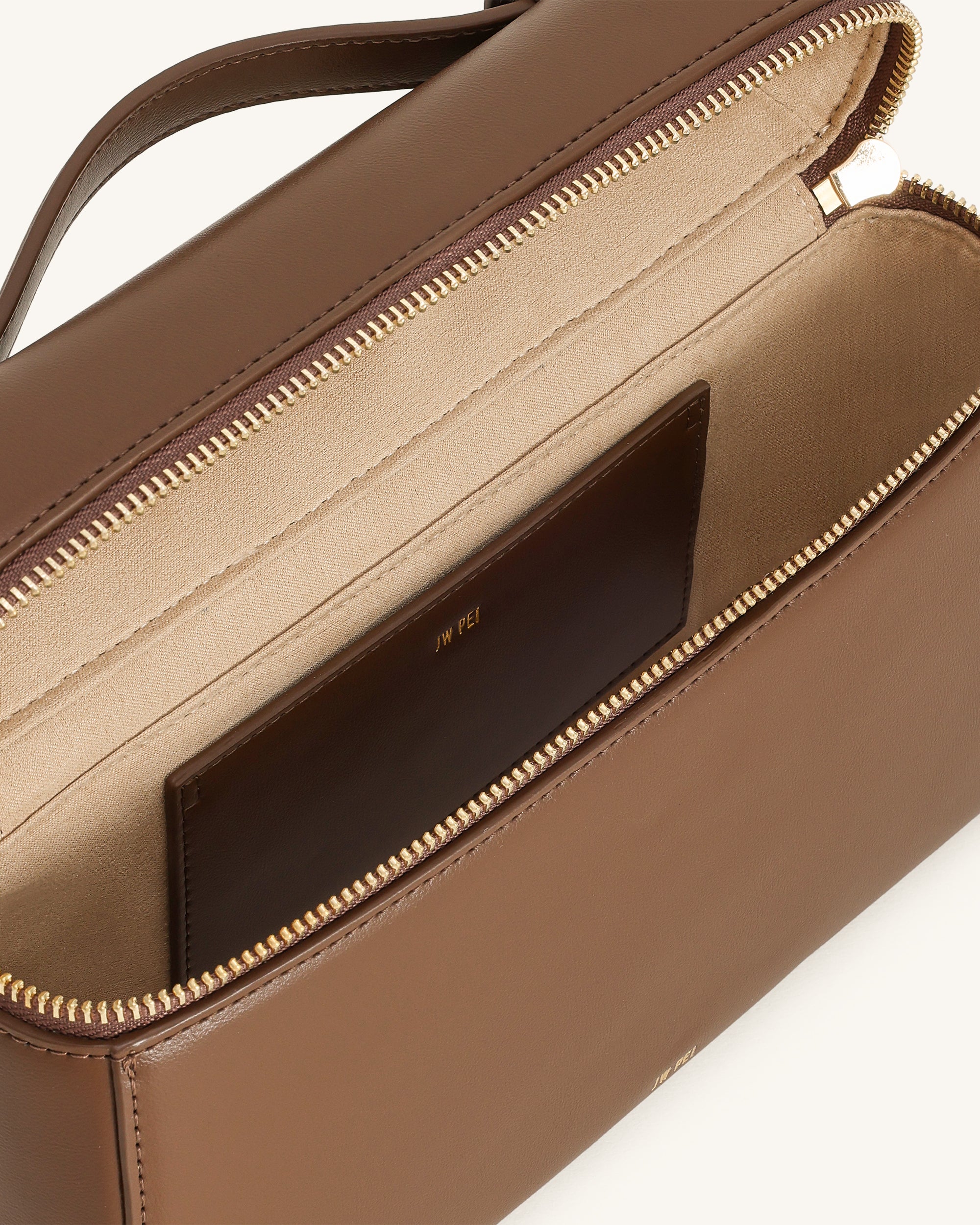Thea Large Top Handle Bag - Mocha Brown - Image 4