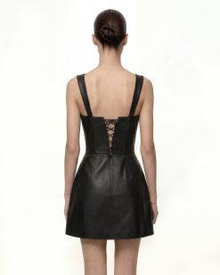 Alternative view of Iris Floral Print Corset Dress - Black