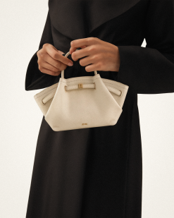 Alternative view of Hana Mini Faux Suede Tote Bag - Off White