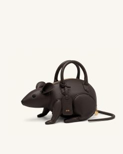 Alternative view of Mia Mouse Top Handle Bag - Dark Brown