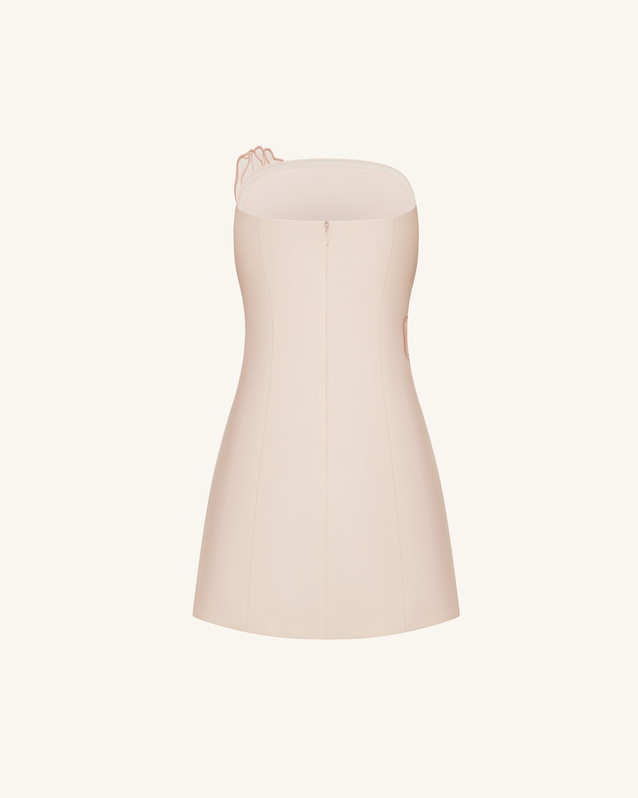Iris Floral Print Strapless Dress - Pink - Image 4