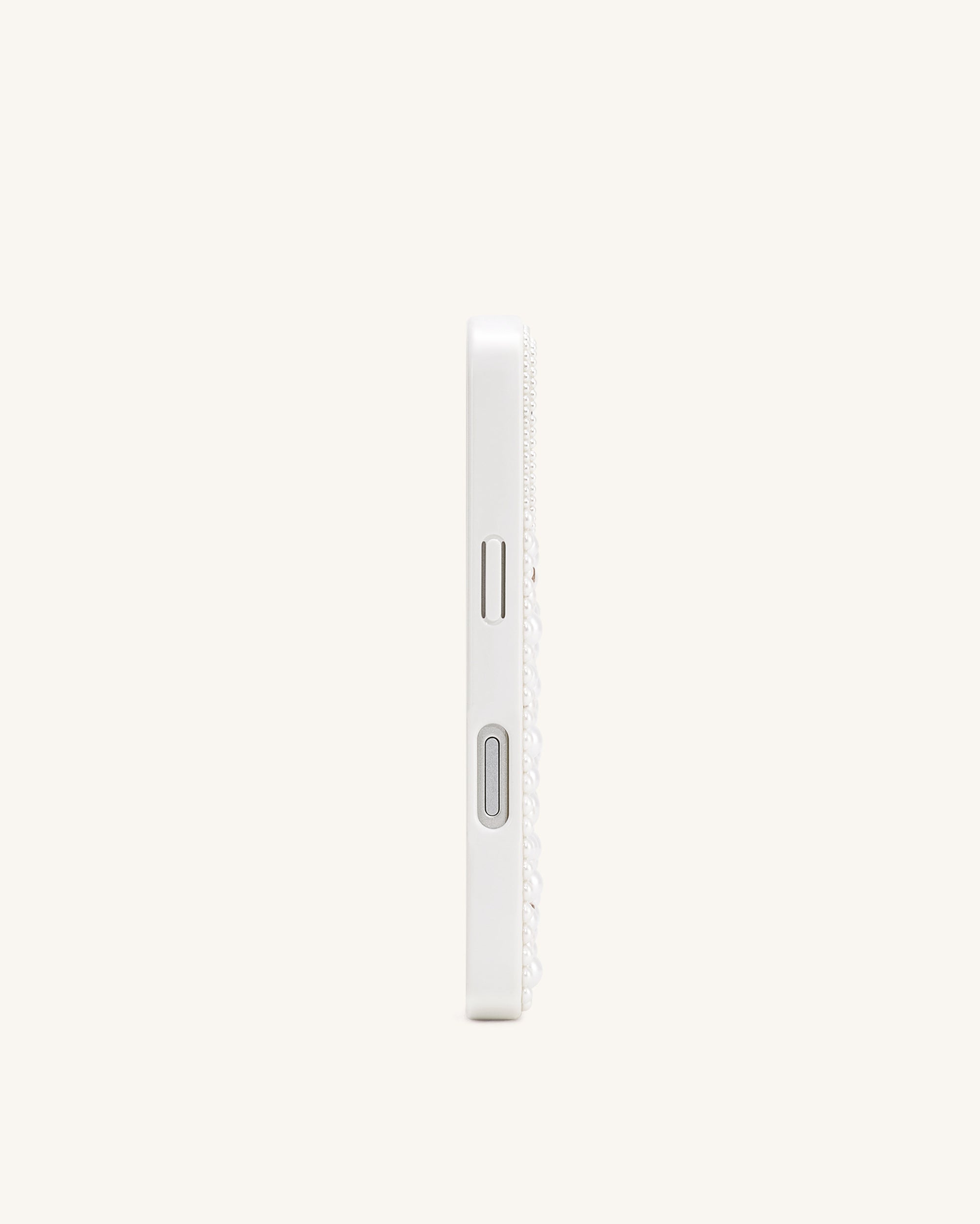 Pearl Embellished Phone Case - White - Image 3
