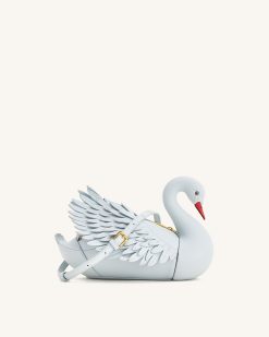 Alani Swan Shaped Crossbody Bag - Light Blue