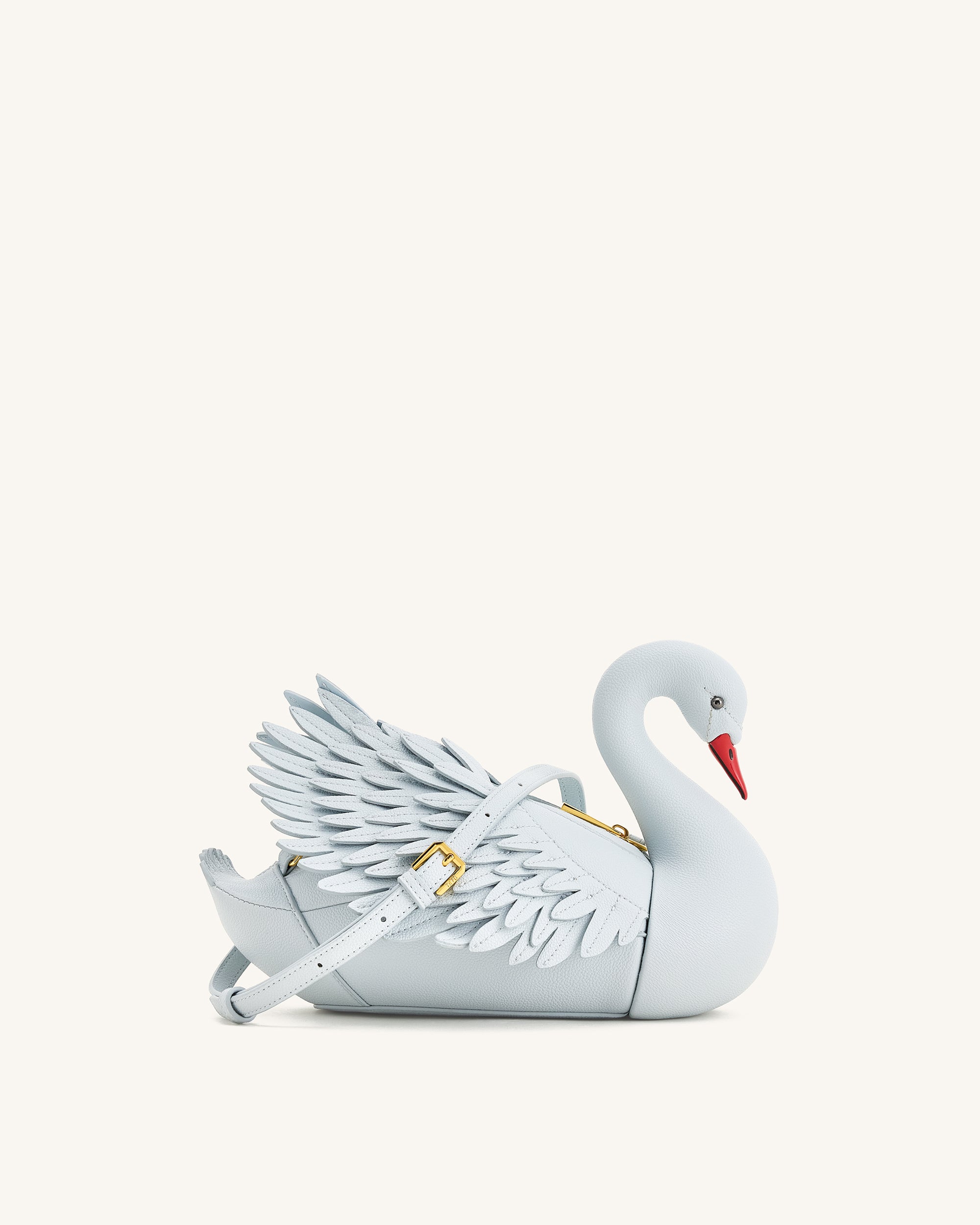 Alani Swan Shaped Crossbody Bag - Light Blue