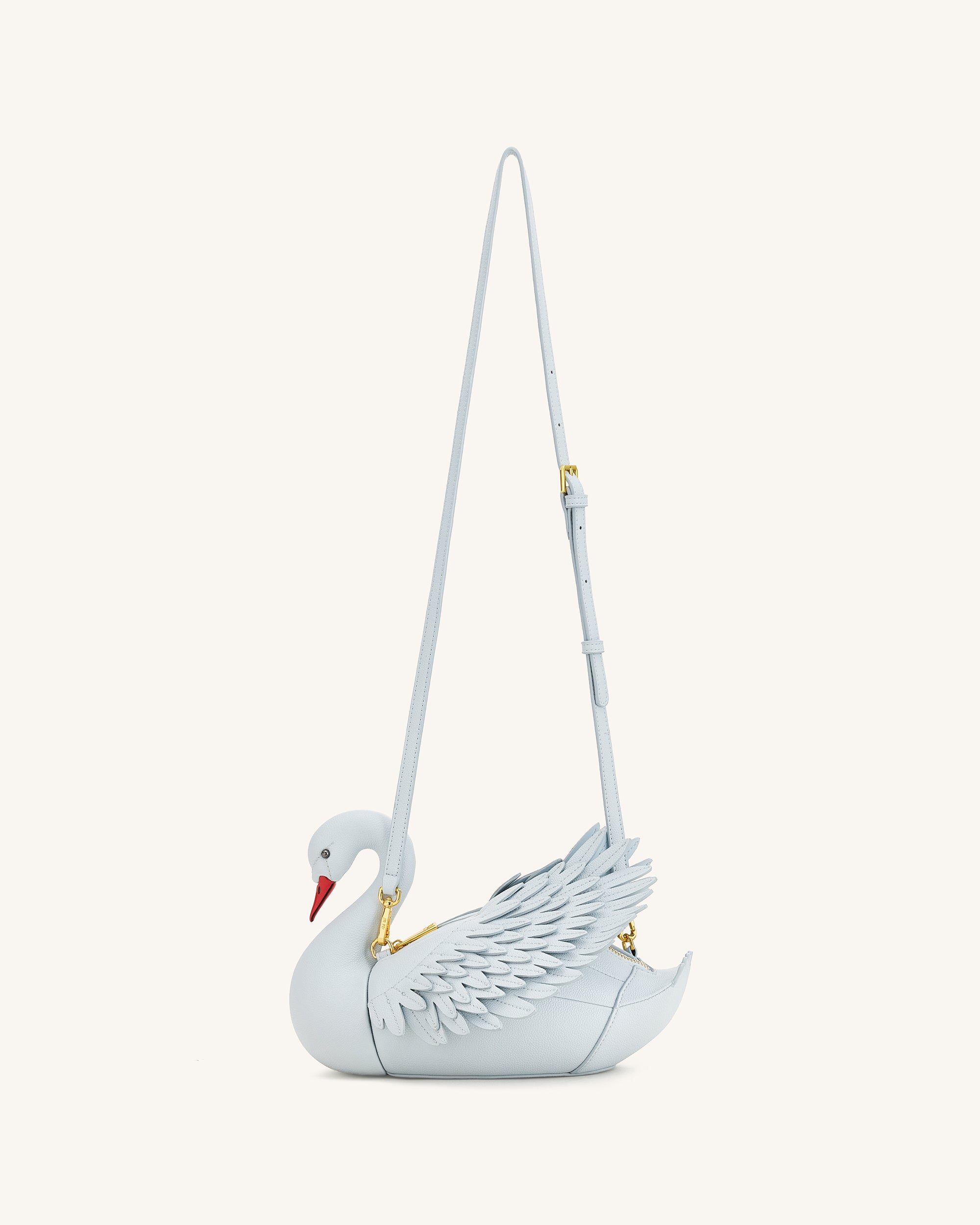 Alani Swan Shaped Crossbody Bag - Light Blue - Image 2