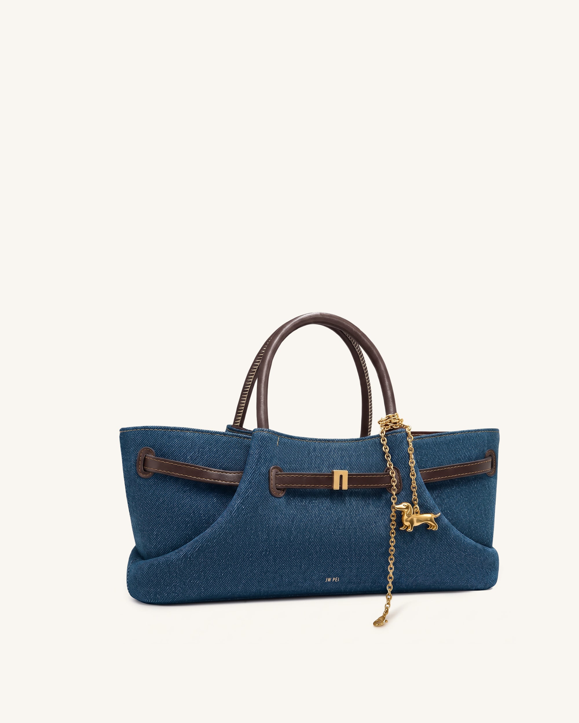 Maeve Tote Bag - Blue Denim - Image 2