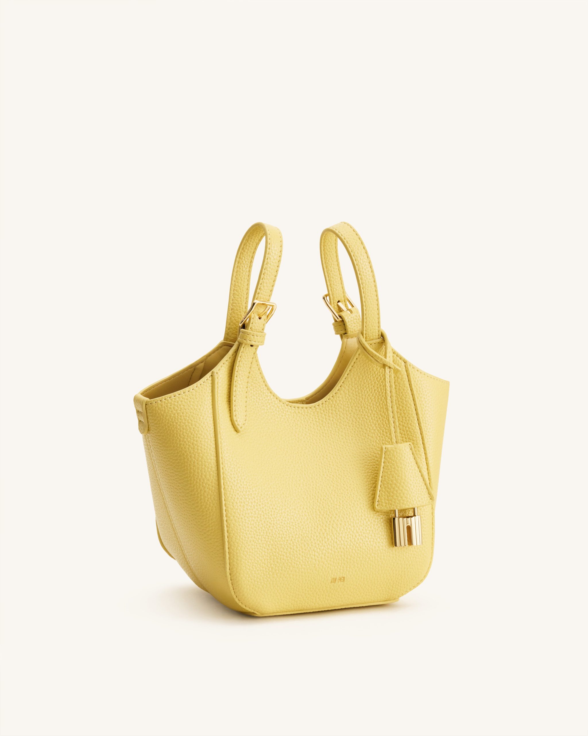 Ines Padlock Tote Bag - Yellow - Image 4