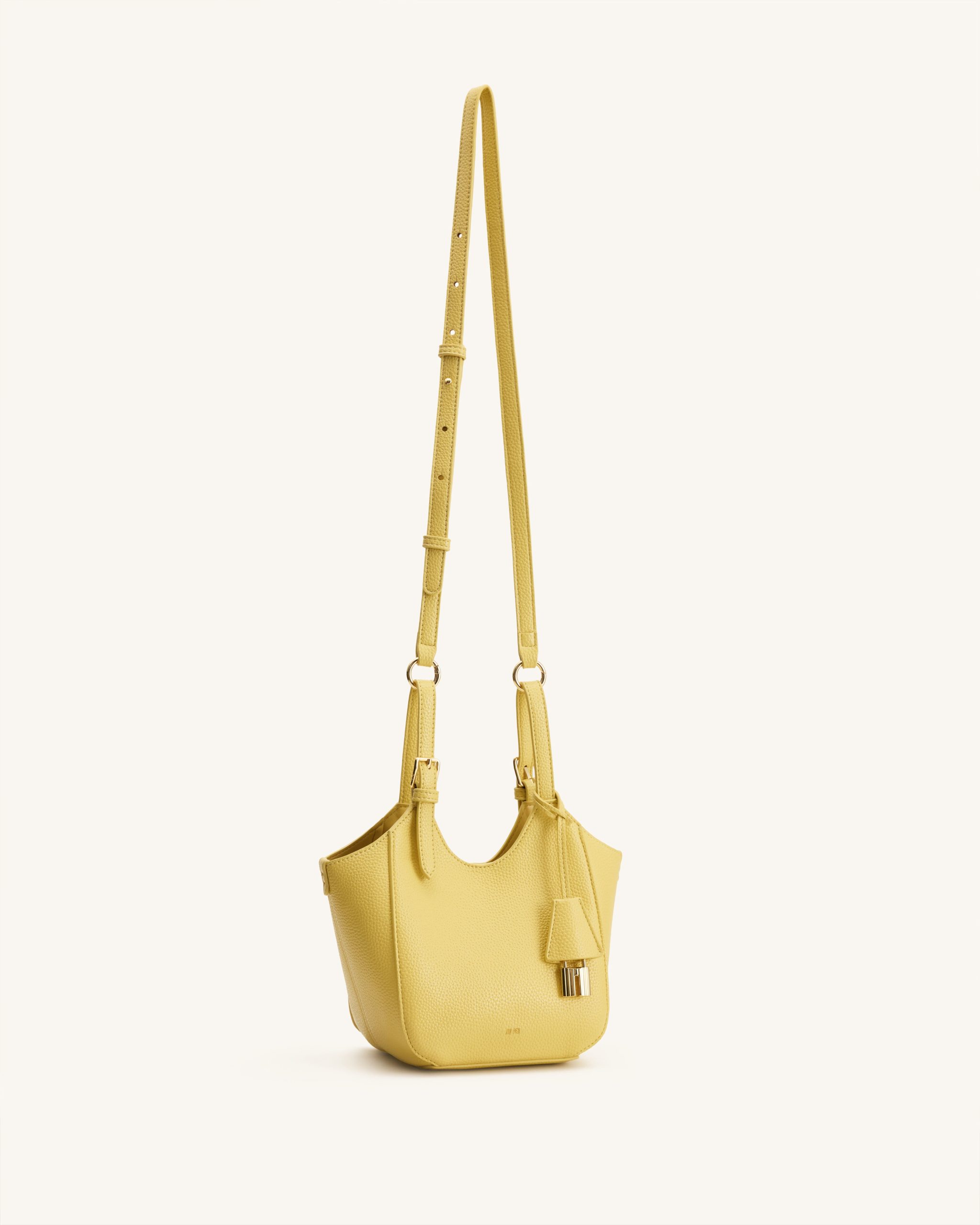 Ines Padlock Tote Bag - Yellow - Image 2