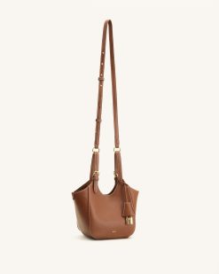 Alternative view of Ines Padlock Tote Bag - Chocolate Brown