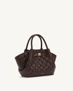 Alternative view of Hana Mini Tote Bag - Dark Chocolate Brown