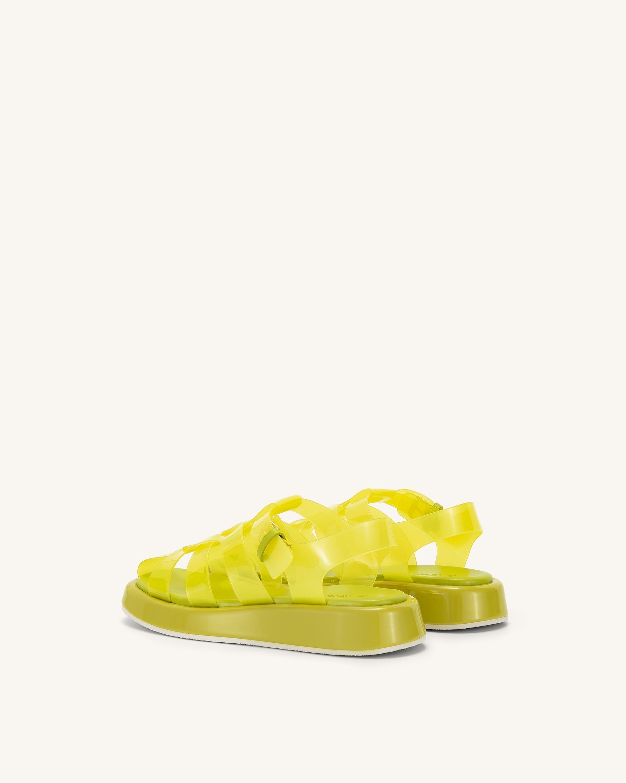 Piper Platform Sandal - Yellow - Image 4