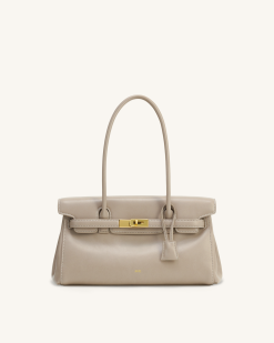Yara Shoulder Bag - Gray Apricot