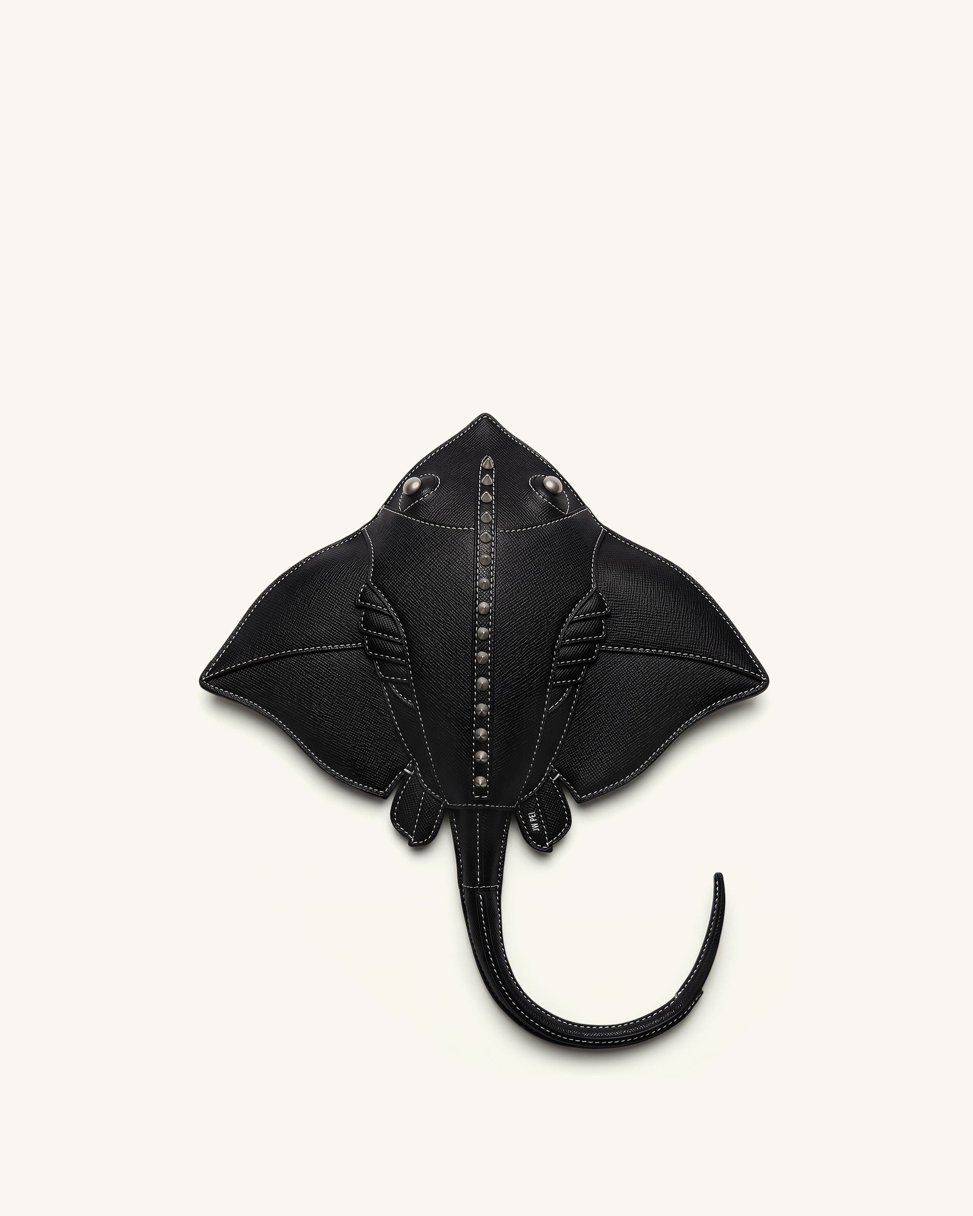 Odelle Manta Ray Crossbody Bag - Black - Image 3