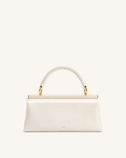 Danna Top Handle Bag - White