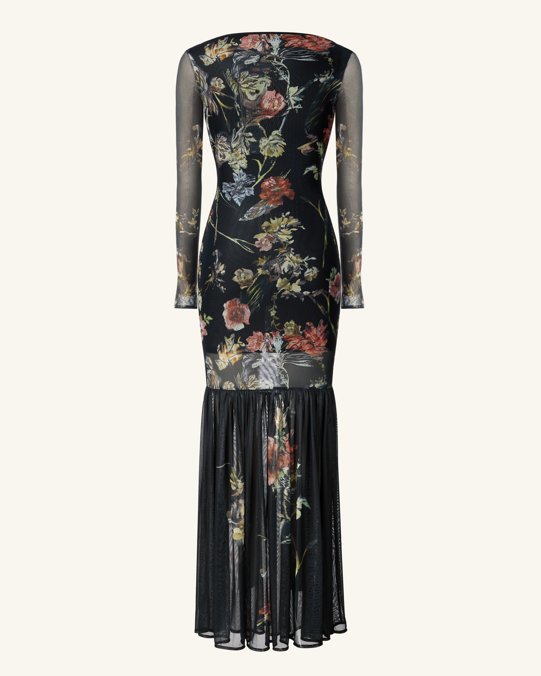 Alicia Printed Mesh Dress - Multicolor - Image 4