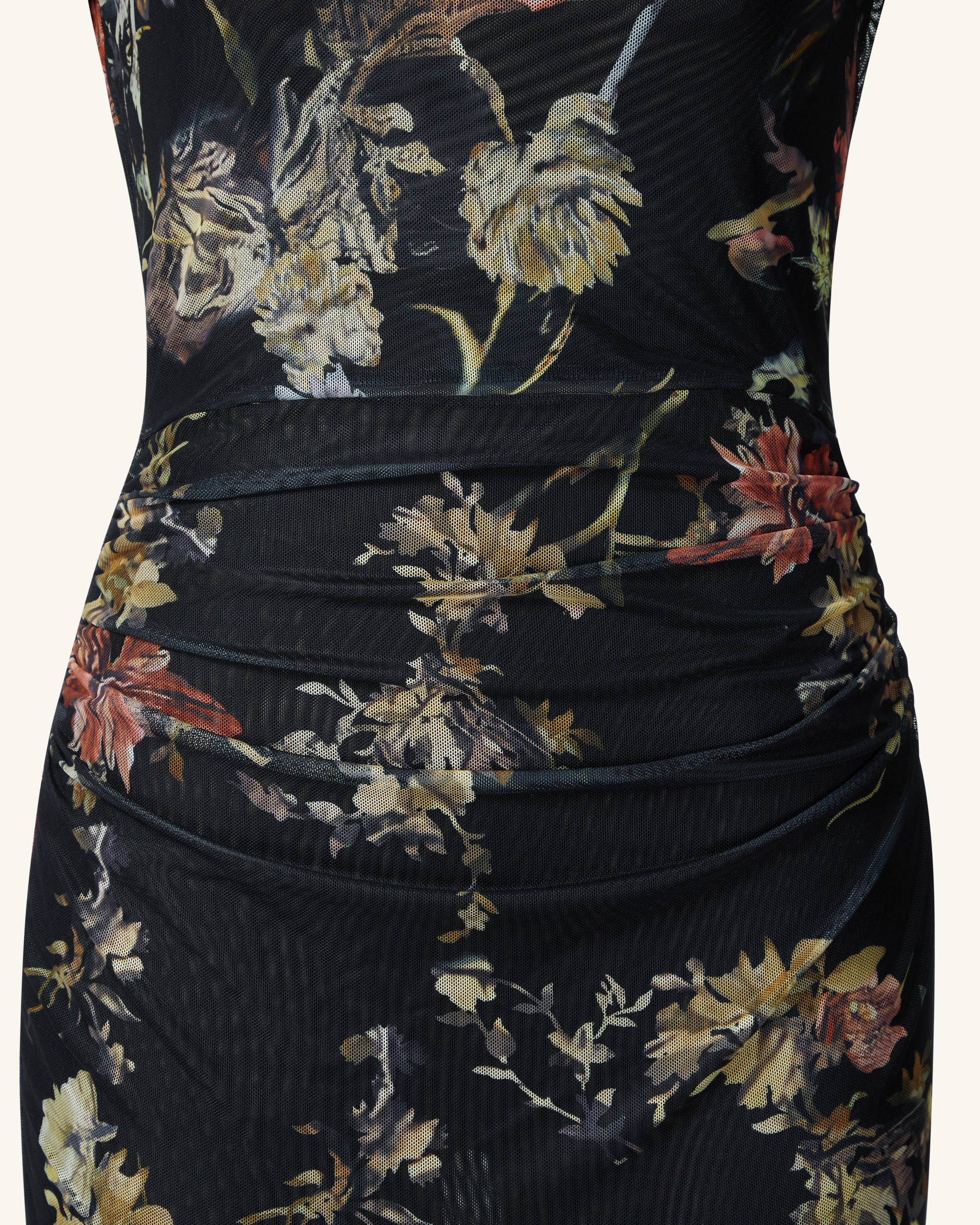 Alicia Printed Mesh Dress - Multicolor - Image 5