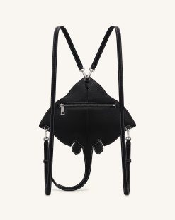 Alternative view of Odelle Manta Ray Crossbody Bag - Black